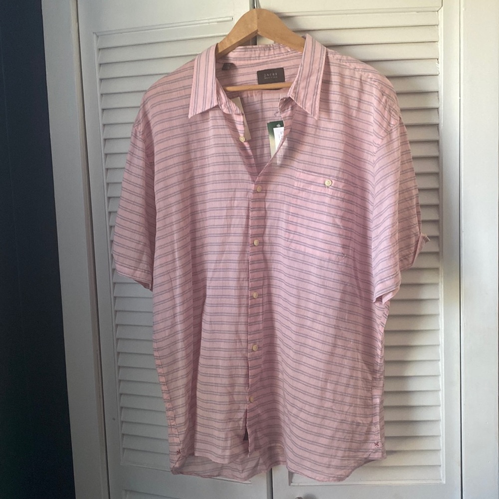 Jachs New York Pink short sleeve button down